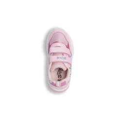 Sneakers rosa da Bambina con luci nella suola e glitter Lilo & Stitch