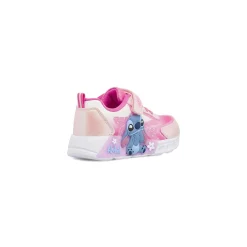 Sneakers rosa da Bambina con luci e dettagli glitter Lilo & Stitch