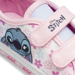 Sneakers rosa da Bambina con luci e dettagli glitter Lilo & Stitch