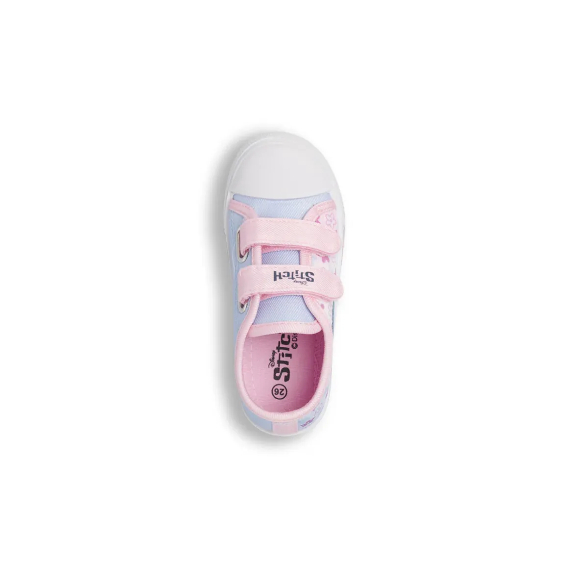 Sneakers rosa da Bambina con luci e dettagli glitter Lilo & Stitch