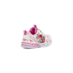 Sneakers rosa da Bambina con luci nella suola e doppio strappo Winx