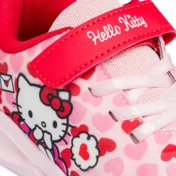 Sneakers rosa da bambina con luci e stampa Hello Kitty