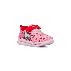 Sneakers rosa da bambina con luci e stampa Hello Kitty