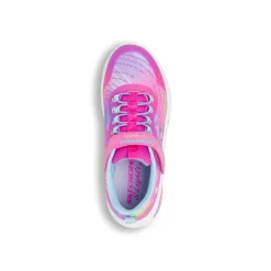 Sneakers rosa da bambina con luci Skechers S Lights Rainbow