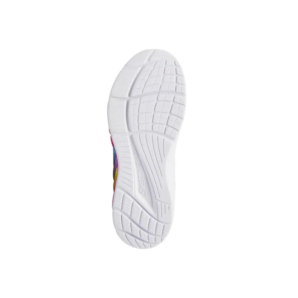 Sneakers rosa da bambina con luci Skechers S Lights Rainbow