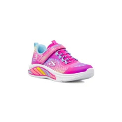 Sneakers rosa da bambina con luci Skechers S Lights Rainbow