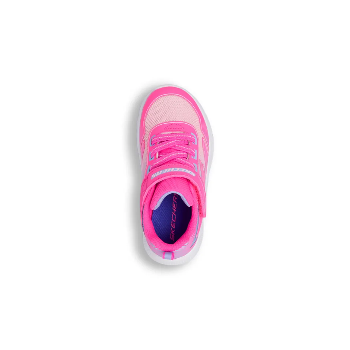 Sneakers rosa da Bambina con strappo Skechers Microspec Advance