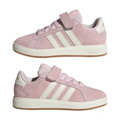 Sneakers Rosa da Bambina e Ragazza in tessuto effetto scamosciato GRAND COURT 00s adidas