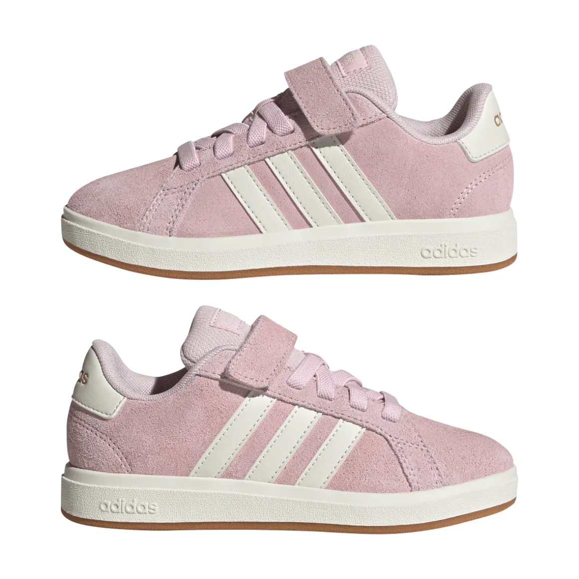Sneakers Rosa da Bambina e Ragazza in tessuto effetto scamosciato GRAND COURT 00s adidas