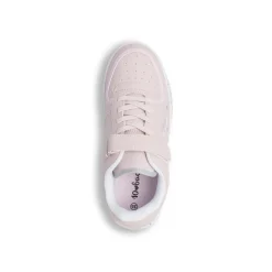 Sneakers rosa da Ragazza con stampa cuoricini e strappo Dieci Baci