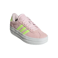 Sneakers rosa da Ragazza VL COURT BOLD con suola platform adidas