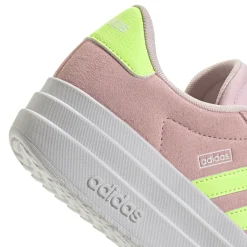 Sneakers rosa da Ragazza VL COURT BOLD con suola platform adidas
