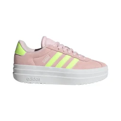 Sneakers rosa da Ragazza VL COURT BOLD con suola platform adidas