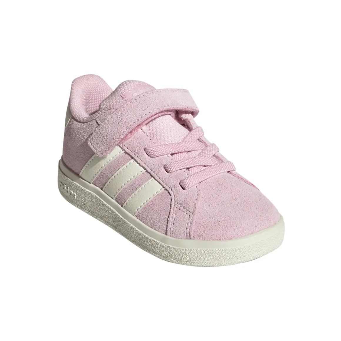 Sneakers rosa effetto scamosciato da Bambina con strappo adidas