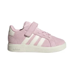 Sneakers rosa effetto scamosciato da Bambina con strappo adidas