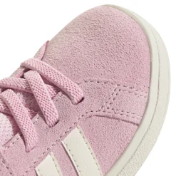 Sneakers rosa effetto scamosciato da Bambina con strappo adidas