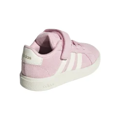 Sneakers rosa effetto scamosciato da Bambina con strappo adidas