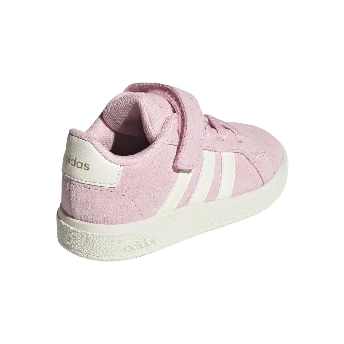 Sneakers rosa effetto scamosciato da Bambina con strappo adidas