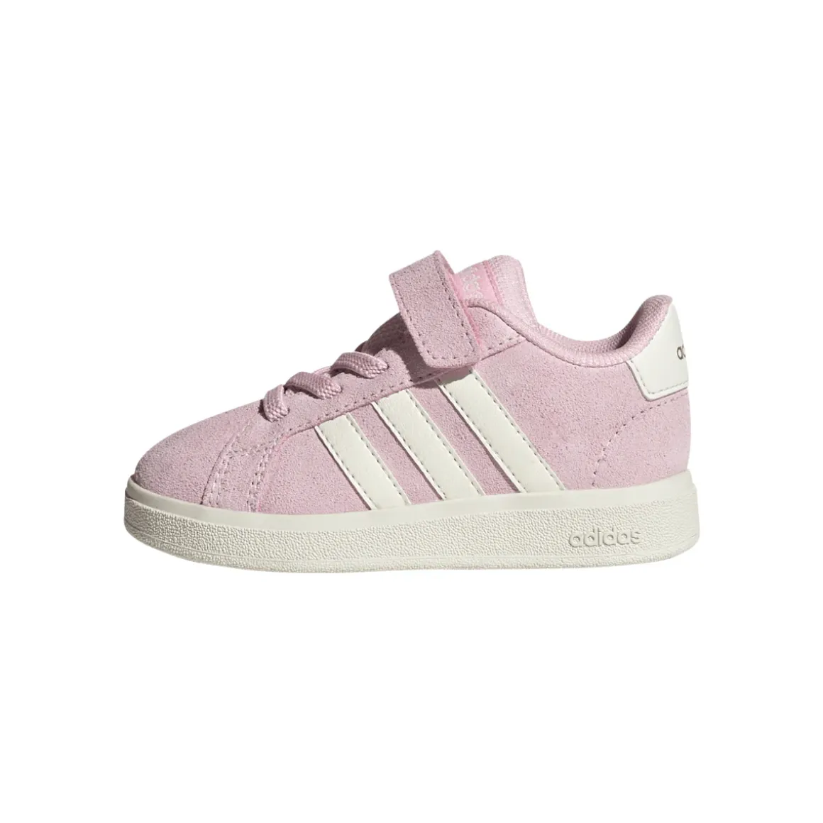 Sneakers rosa effetto scamosciato da Bambina con strappo adidas