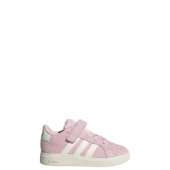 Sneakers rosa effetto scamosciato da Bambina con strappo adidas