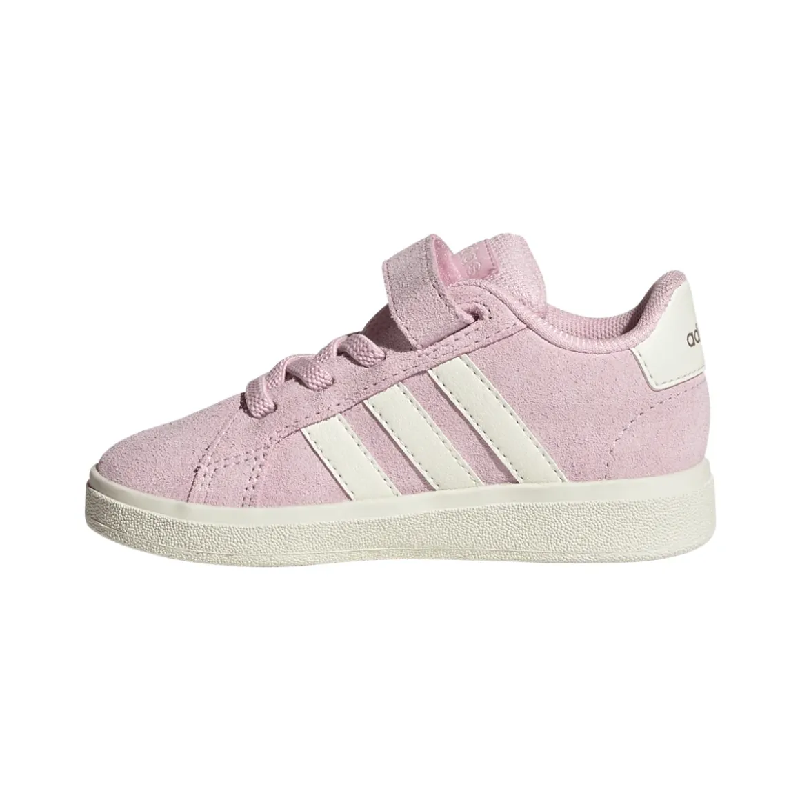 Sneakers rosa effetto scamosciato da Bambina con strappo adidas
