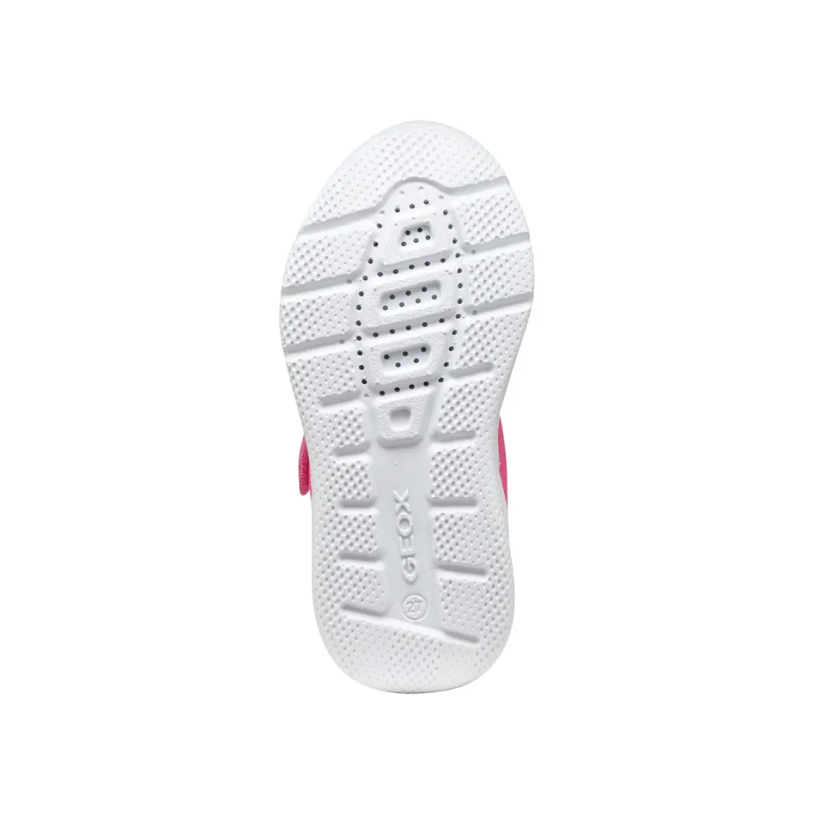 Sneakers rosa fucsia da Ragazza con suola traspirante e stella Geox