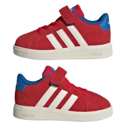 Sneakers Rosse Bambina effetto scamosciato adidas GRAND COURT 00s