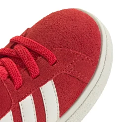 Sneakers Rosse Bambina effetto scamosciato adidas GRAND COURT 00s