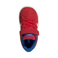 Sneakers Rosse Bambina effetto scamosciato adidas GRAND COURT 00s