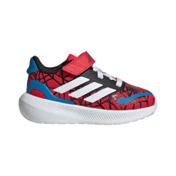 Sneakers rosse da Bambino con stampa Spiderman Runfalcon adidas