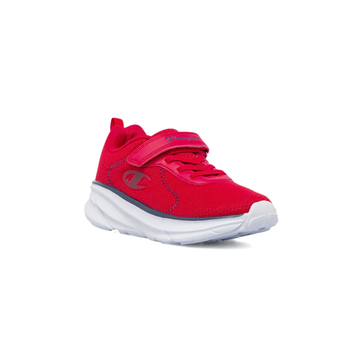 Sneakers rosse da Bambino con strappo Champion