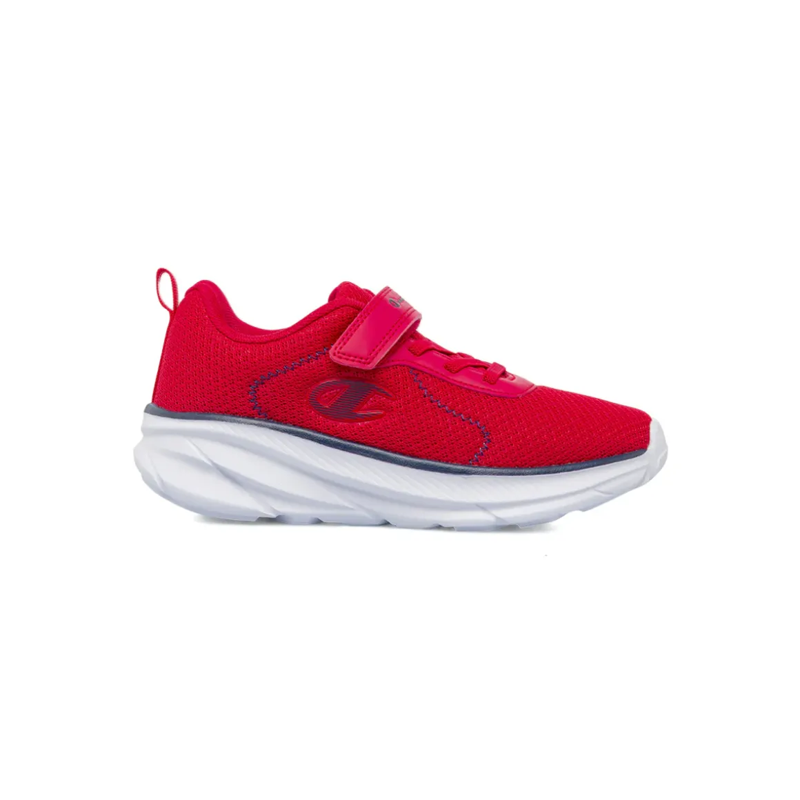 Sneakers rosse da Bambino con strappo Champion