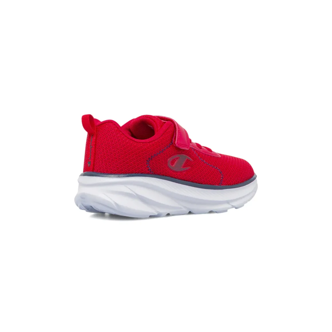Sneakers rosse da Bambino con strappo Champion