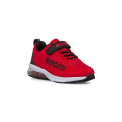 Sneakers rosse da bambino con ammortizzazione aad aria Ducati