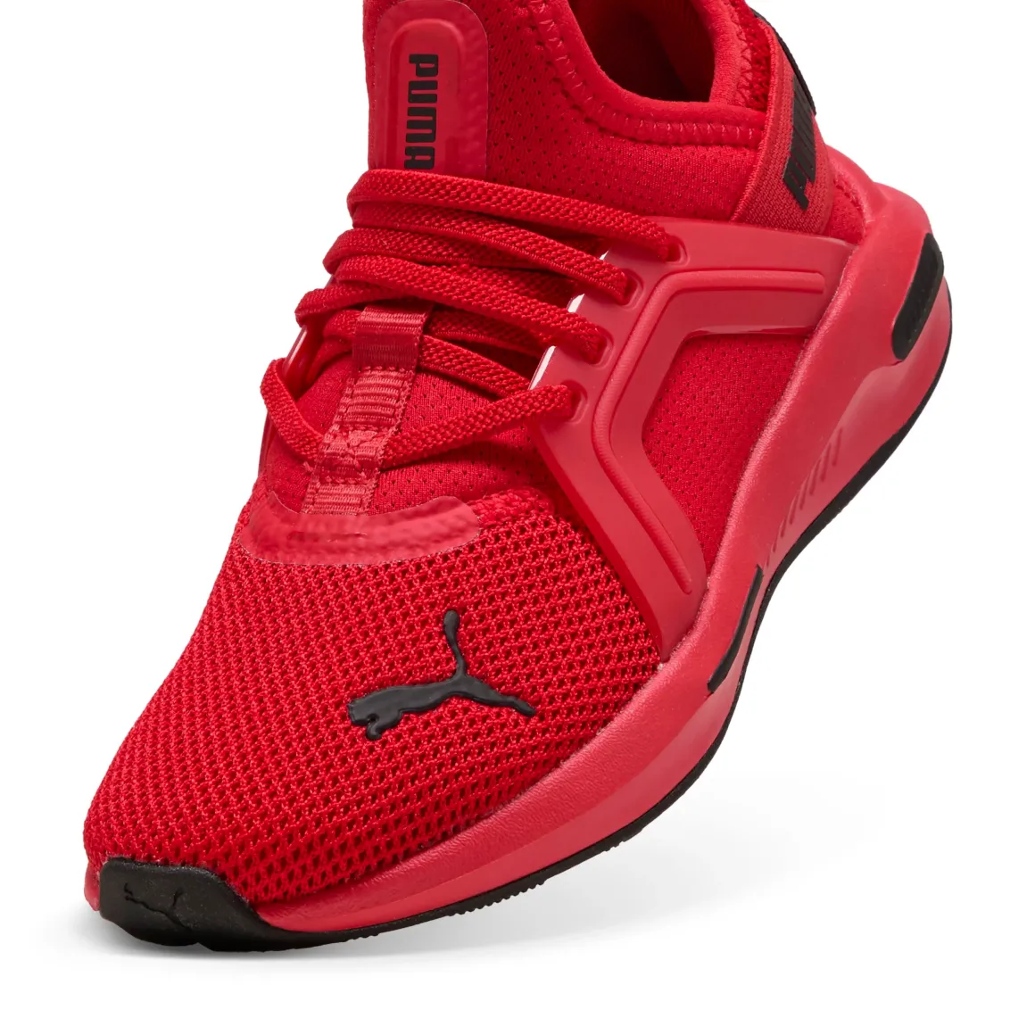 Sneakers rosse da Uomo in tessuto Puma