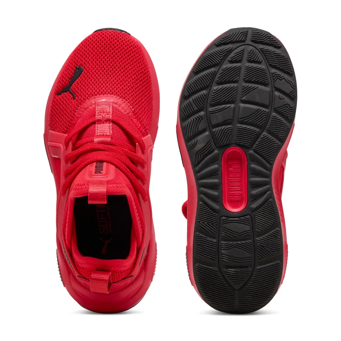 Sneakers rosse da Uomo in tessuto Puma