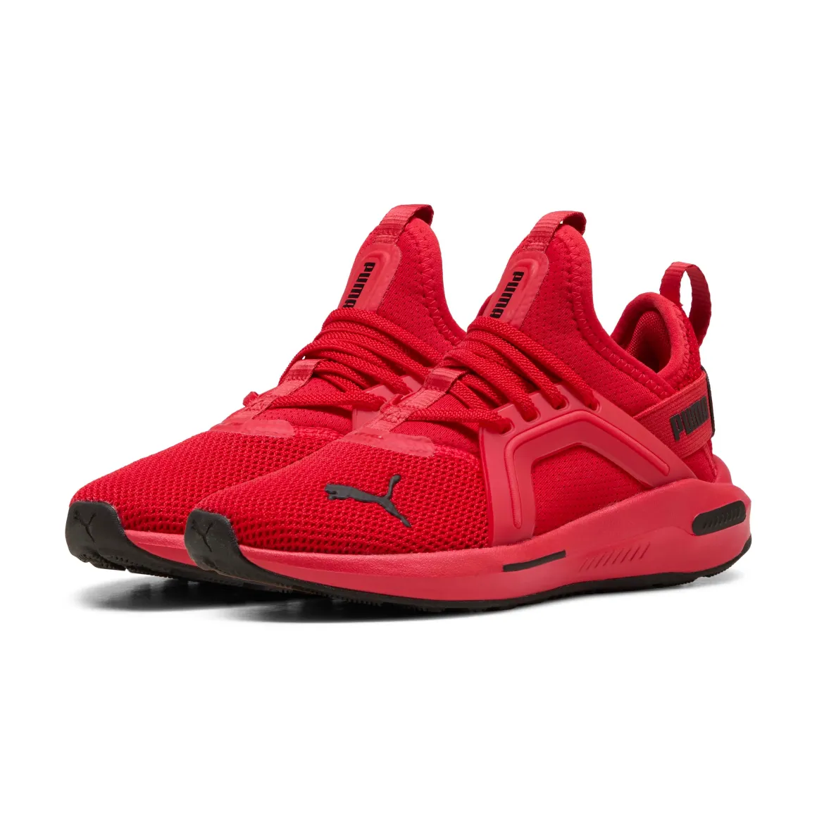 Sneakers rosse da Uomo in tessuto Puma