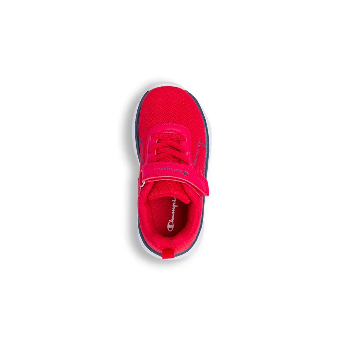 Sneakers rosse Primi Passi Bambino con strappo e logo Champion