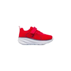 Sneakers rosse Primi Passi Bambino con strappo e logo Champion