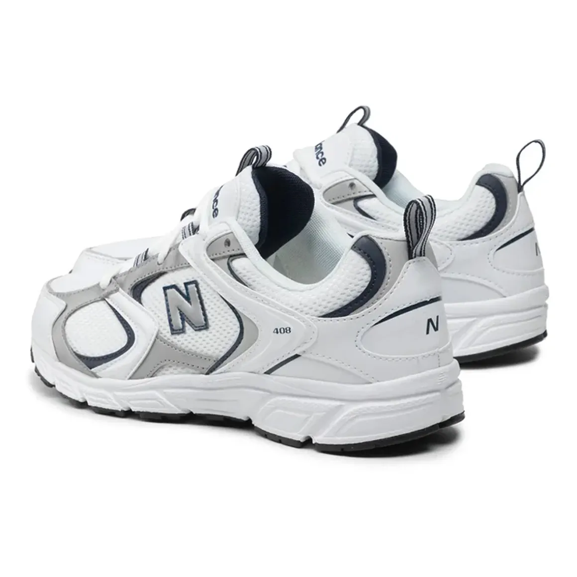 Sneakers Rétro Uomo bianche con dettagli neri New Balance 408