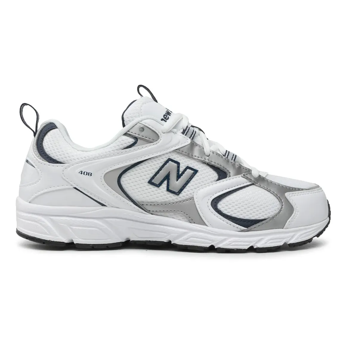 Sneakers Rétro Uomo bianche con dettagli neri New Balance 408