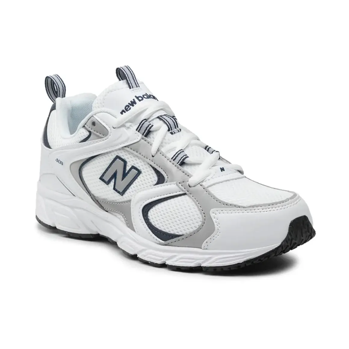 Sneakers Rétro Uomo bianche con dettagli neri New Balance 408