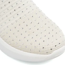 Sneakers Slip-on Bianche Donna con soletta Memory Foam Lumberjack