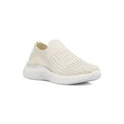 Sneakers Slip-on Bianche Donna con soletta Memory Foam Lumberjack