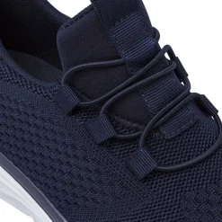 Sneakers slip-on blu da Donna con lacci elastici Lora Ferres
