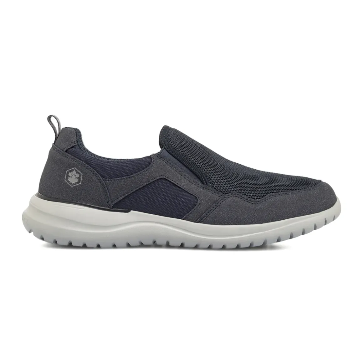 Sneakers Slip-on blu da Uomo in tessuto mesh traspirante Lumberjack