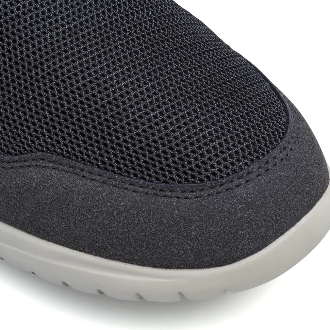 Sneakers Slip-on blu da Uomo in tessuto mesh traspirante Lumberjack
