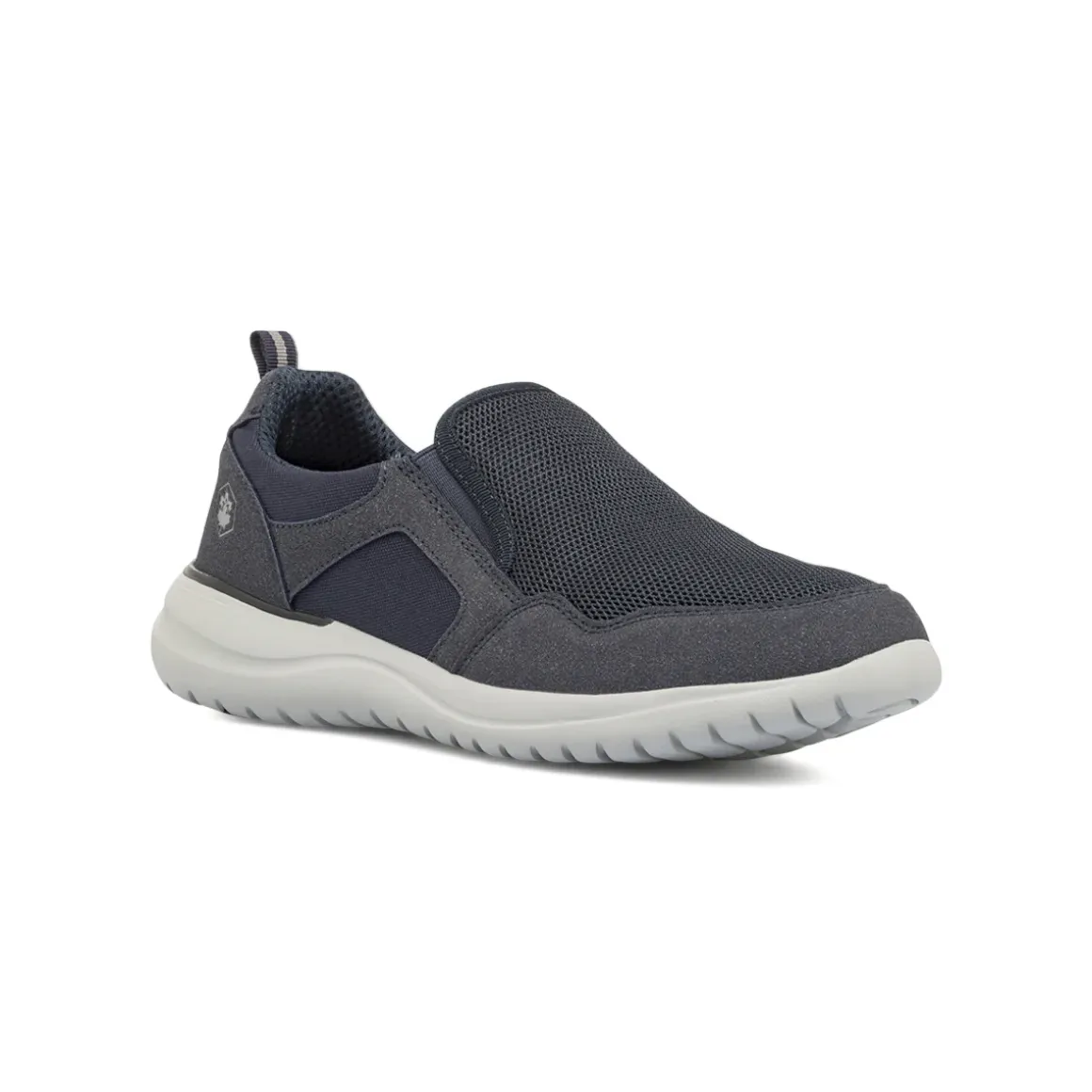 Sneakers Slip-on blu da Uomo in tessuto mesh traspirante Lumberjack