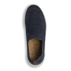 Sneakers Slip-on blu da Uomo in tessuto mesh Jeep Spirit