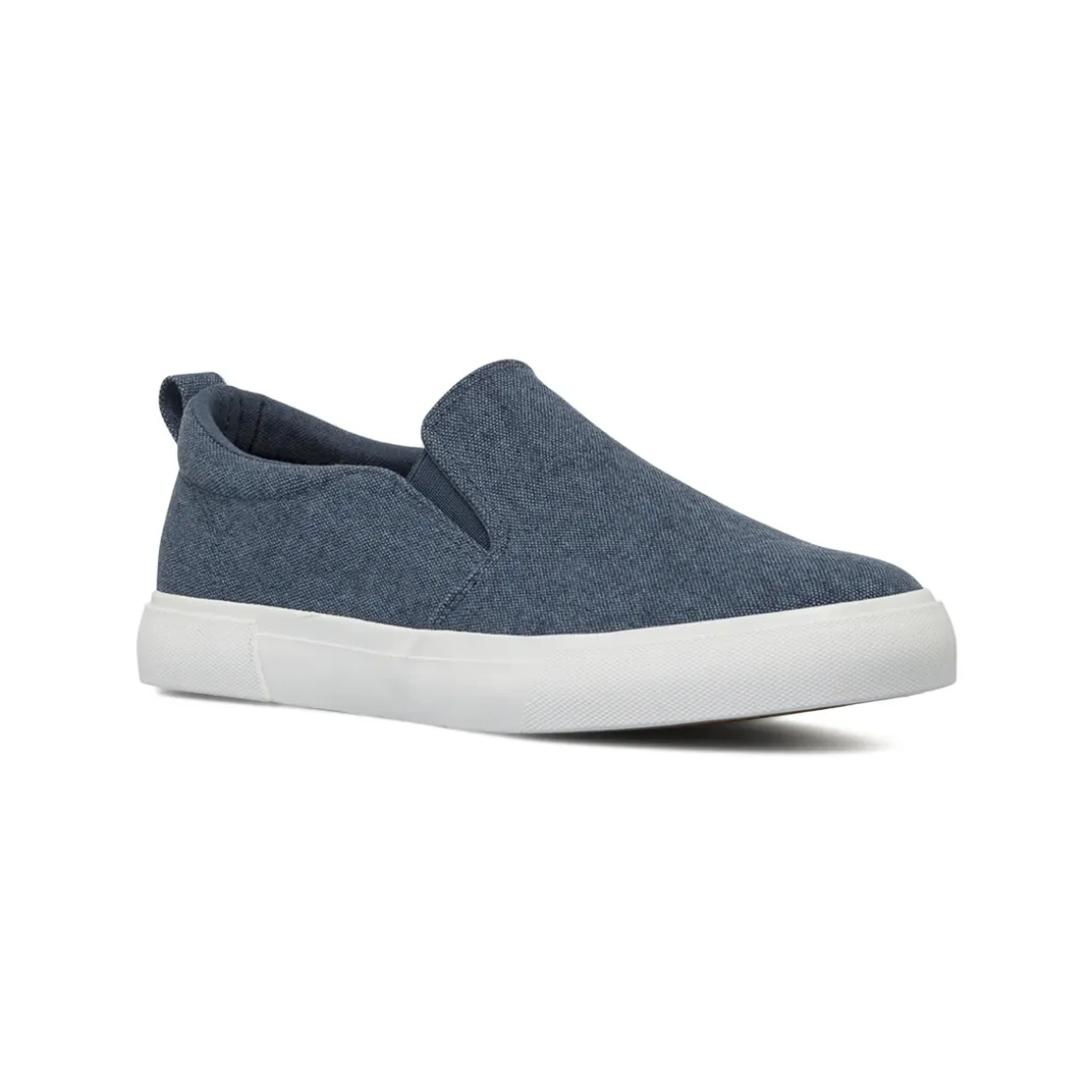 Sneakers slip-on blu da Uomo in tessuto effetto denim US Golf Club